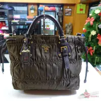 在飛比找Yahoo!奇摩拍賣優惠-美麗堡Outlet精品 PRADA BN1788 尼龍皺折高