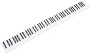 HAMPPLIES 1Pc Key Piano Finger Simulation Portable Piano Keyboard Aid for Beginners Boost Learning Efficiency for Practicing Techniques White