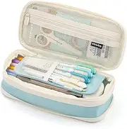 Pencil Case, Large Capacity School Pencil Case Stationery Zipper Pocket Office Storage Multilayer Storage Pocket