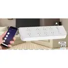 Brilliant Smart 8 Outlet WiFi Powerboard with 2x USB-A / 2x USB-C Chargers 1.4m