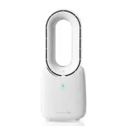 Portable Bladeless Fan 11.8-Inch Cooling Fan with 4 Speeds LED Lights and Touch Control Quiet Table Fan for Home