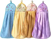 Kisangel 4pcs Pet Bath Towel Pet Wash Towel Water Absorbent Towel Quick-Drying Blanket Puppy Towel Pet Dog Towel Blue