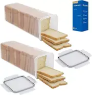 Bread Box Bread Boxes for Kitchen Counter Airtight Loaf Keeper