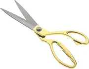 SEWACC 1pc Stainless Steel Scissors Gilded Scissors Heavy Duty Shears Scissors Heavy Duty Cloth Cutting Fabric Scissors Sewing Scissors Golden