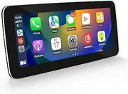 Hualingan CarPlay Android Auto | Android 13 Touchscreen for Mercedes GLC C-Class X-Class 2015-2021 | 12.3" Display Screen | Car Stereo Snapdragon 665 8+128GB | NTG 5.0 Backup Camera Netflix (8+128GB)
