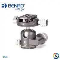 在飛比找momo購物網優惠-【BENRO 百諾】GX25 雙全景低重心球型雲台(勝興公司