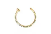 Surgical Steel Open Lip Ear Nose Ring Hoop Small Thin Earrings Body Piercing