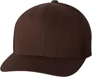 [Flexfit] Mens 6511 Stretch Mesh Cap Hat - Blue - One Size