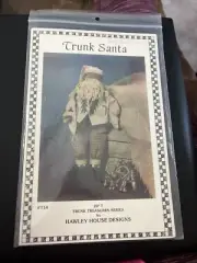 HAWLEY HOUSE DESIGNS 20" TRUNK SANTA VINTAGE DOLL PATTERN