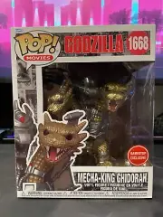 Funko Pop Movies Godzilla Mecha-King Ghidorah #1668 New Gamestop Excl Shelf Wear