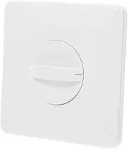 Cabilock Fan Coil Thermostat Temperature Adjustment Switch Control Temperature Thermostat Ceiling Fan Control Switch Plastic White