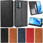 Magnetic Leather Wallet Phone Case For OnePlus 10T 10R 9R Nord N200 N100