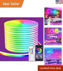 Stunning 50ft RGB LED Neon Strip Lights - Perfect for Indoor & Outdoor Décor