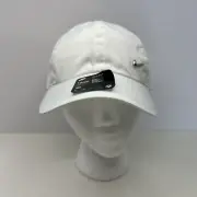 Nike Kids Club Cap Chrome Swoosh White Unstructured Adjustable Dri Fit FB5064100