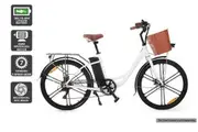 Fortis Shimano 7 Speed Step-Through Ladies Vintage Cruiser Electric Bike