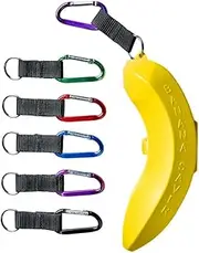 Banana Saver On The Go Case with Carabiner,Yellow