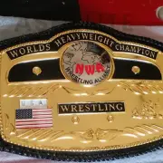 NWA Domed Globe World Heavyweight Championship Belt Premium 6mm Zinc adult size