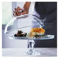 在飛比找ETMall東森購物網優惠-Pasabahce進口玻璃蛋糕碟大號法式點心盤高腳水果盤甜品