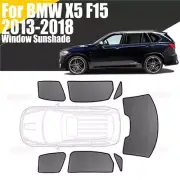 Magnetic Window Sunshade For BMW X5 F15 2013-2018 Mesh Windshield Frame Curtain