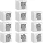 10Pcs Dust Bag for XiaoMi Roborock S7 MaxV Ultra/Q5+/Q7+/Q7 Max+ Vacuum Cleaner