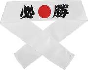 [Healvian] Martial Arts Headband Japan Sushi Hat Samurai Headband White Bandeau Banzai Headband Ninja Headband Bandeau Samurai Head Band Chef Headband Sushi Headband Chef Accessory Cloth