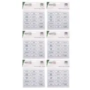 6x 45pc Appetito Herb & Spice Labels Kitchen Pantry Condiments Sticker Decal Set