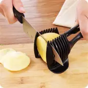 Circular Slicer Kitchen Slicing Gadget Round Fruits Tongs Tomato