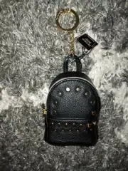 VS mini backpack keychain/charm/coin purse brand new black studded logo