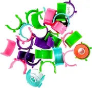 45 Piece Bobbin Holder Set for Sewing Machines - Bobbin Clamps for Organizing...