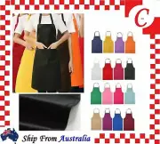 Plain Apron Bib Washable Pocket Butcher Waiter Chef Kitchen Cooking Craft