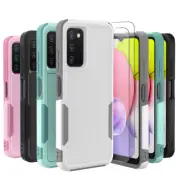 For Samsung Galaxy A03S A13 A14 A23 A33 A53 5G Phone Case Cover+Screen Protector
