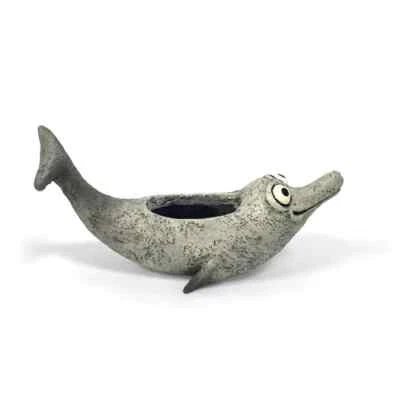 Rollie Dolphin Mini Blob Desktop Planter GO 21574 Miniature Fairy Garden