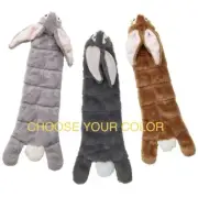 SPOT Stuffing Free SKINNEEEZ RABBIT TONS-O-SQUEAKERS (19) Floppy Chew Dog Toy