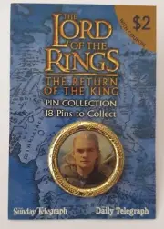 Lord of the Rings Return of the King Sydney Herald Collectable Pin Legolas