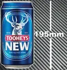 Tooheys New Beer Can Sticker Speedway Hotrod Toolbox Bar Fridge Man cave BBQ Pub