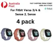 Fitbit Versa 3 4 Sense 2 Watch Strap Replacement Soft Silicone Sports Wrist Band