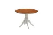 VI Hobart Timber Pedestal Based Round Dining Table