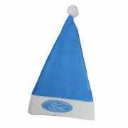 Northlight 18" Blue & White Ford Christmas Santa Hat White Brim Adult OSFM NWT