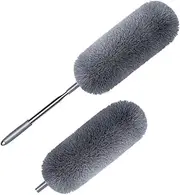 Ipetboom 1 Set Bendable Handle Dusting Tool Household Duster for Efficient Cleaning Narrow Spaces Reusable Microfiber Dust Removal Tool for Home and Office Cleaning Supplies