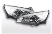 FK LED DRL Halo Lightbar Headlights Opel Astra J 5-dr 09-12 chrome LHD