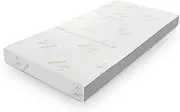 [Inofia] Queen Folding Mattress, 6 Inch Trifold Memory Foam Mattress with Ultra Soft Removable Cover, Foldable & Portable Queen Size Bed (78" x 58" x 6")