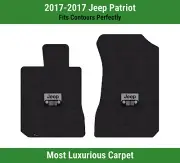 Lloyd Luxe Front Row Carpet Mats for 2017 Jeep Patriot w/Jeep Grill Logo (for: Jeep)