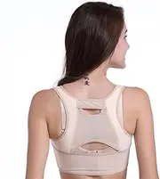 Corrector Back Braces for Correction Lower Breathable Adjustable Women Rectify Corset Shoulder,Large,Large