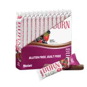 12 x Maxine's Burn Protein Bars Berry Delight 40g