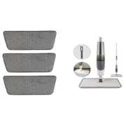 3PCS DOLANX Mop Pads Microfiber Cleaning Pads Excellent for Water Absorption