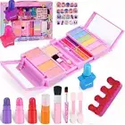 32X Washable Real Make Up Set With Cosmetic Case Toys Gift For Girls 3-10 Years