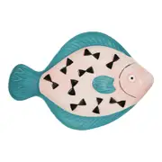 Lily Ceramic 30.5cm Fish Plate Snack/Nuts Food Serving Dish Decorative Tableware