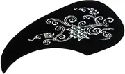 Vaguelly Guitar Pickguard Decorative Scratch Plate for Acoustic Guitar Durable Impact Protection Easy to Install Unique Patterns for Enhanced Aesthetics and Functionality