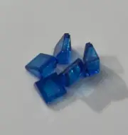 LEGO Parts - Trans Dark Blue, Slope 30 1 x 1 x 2/3, 54200, QTY 5