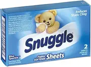 Snuggle VEN 2979929 Original Blue Sparkle Dryer Sheets (2-Piece/Box, 100 Boxes/Carton)